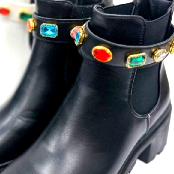 NEW JEWEL COMBAT BOOTS - Picture 1 of 6